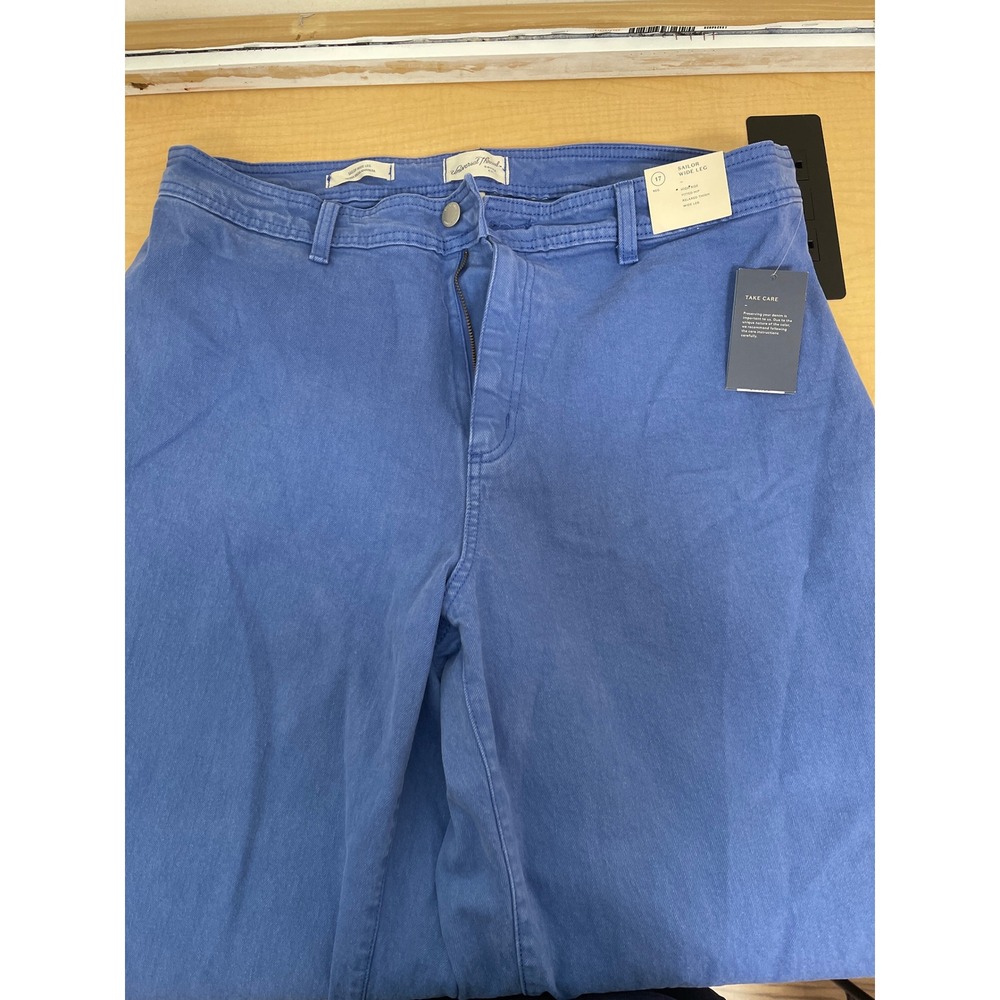 Universal Thread Sailor Wide Leg Pants Blue High Rise Size 17 RN17730